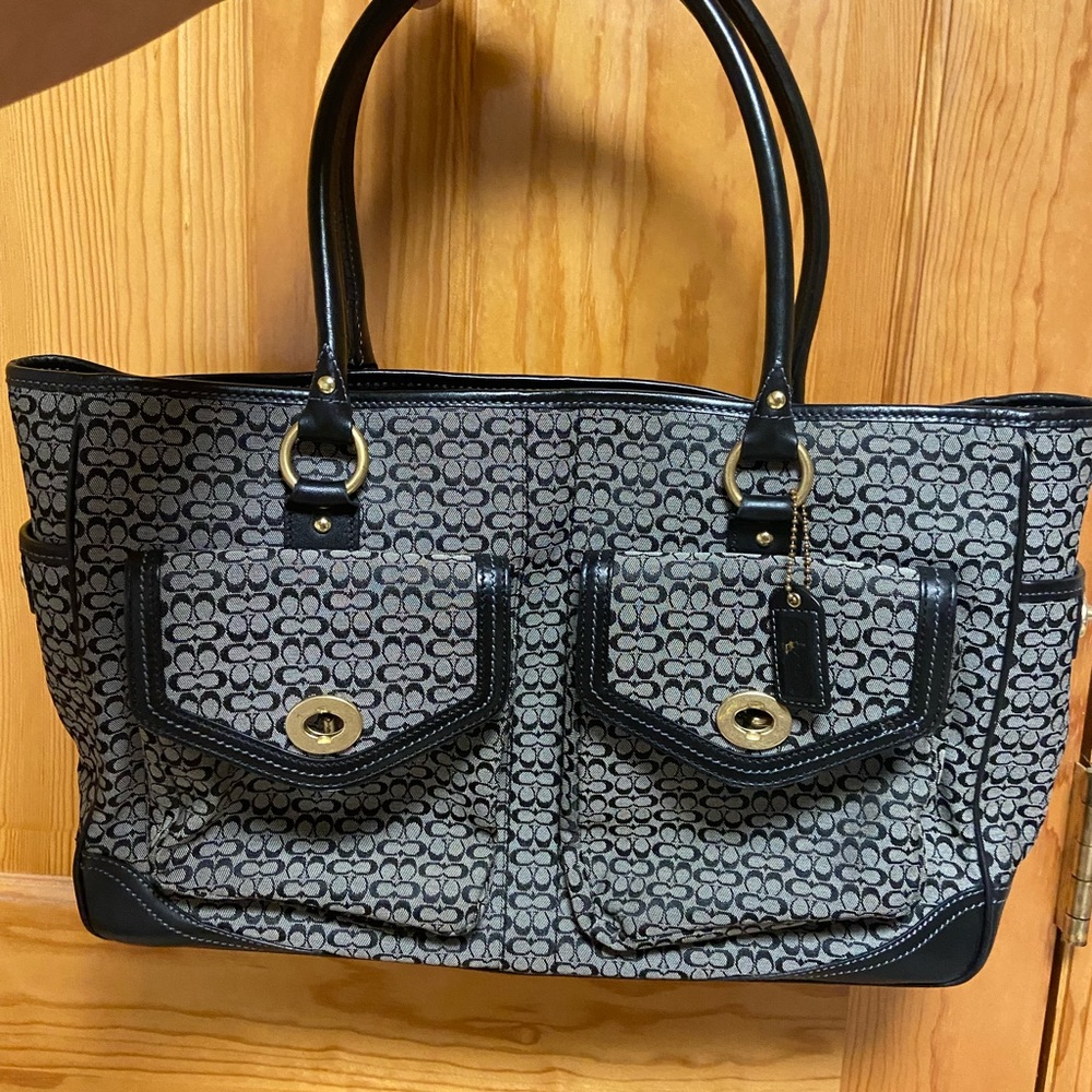 Coach business tote